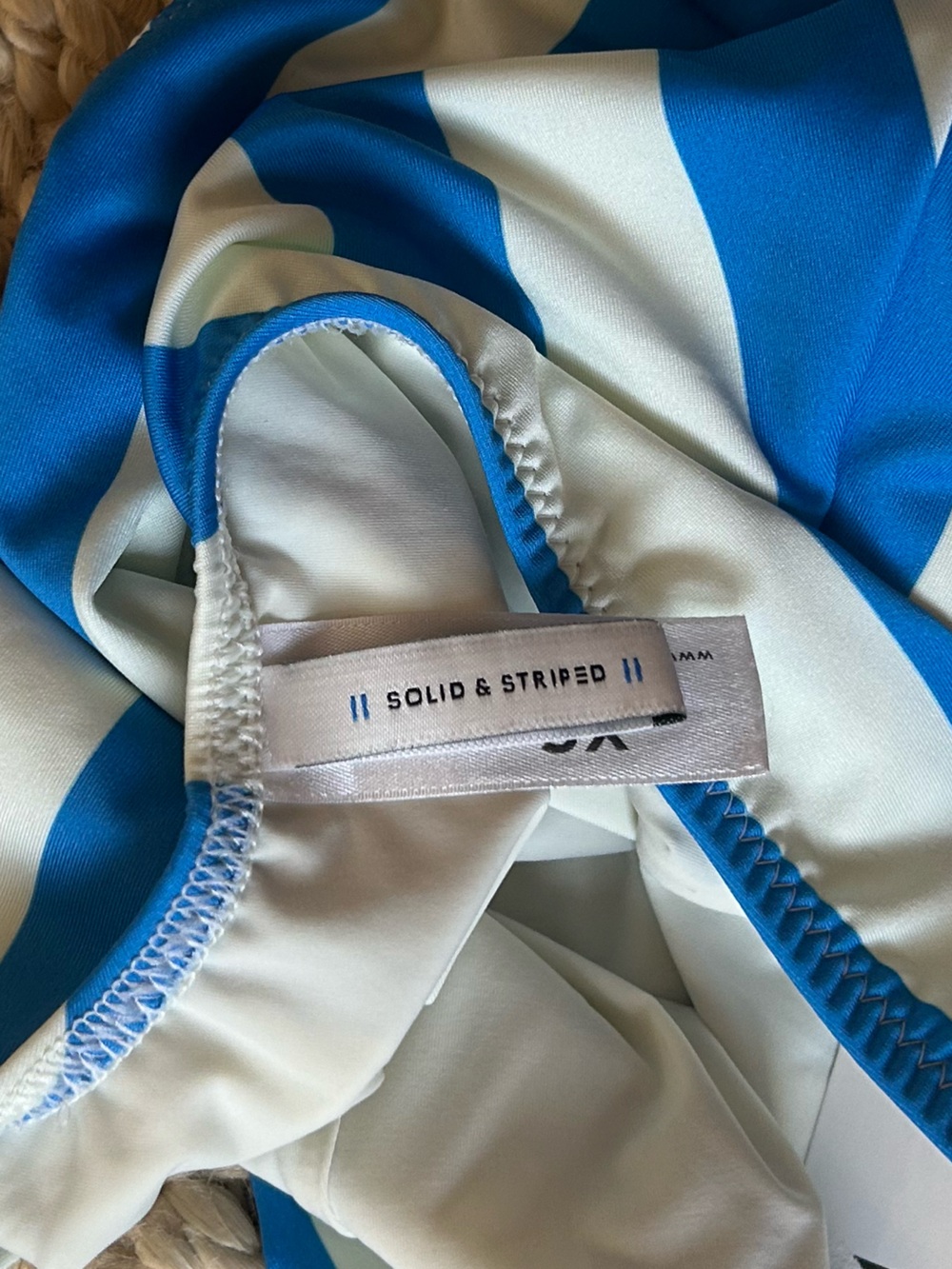 Solid & Striped French Blue Stripe Annemarie One Piece - Picture 5 of 7